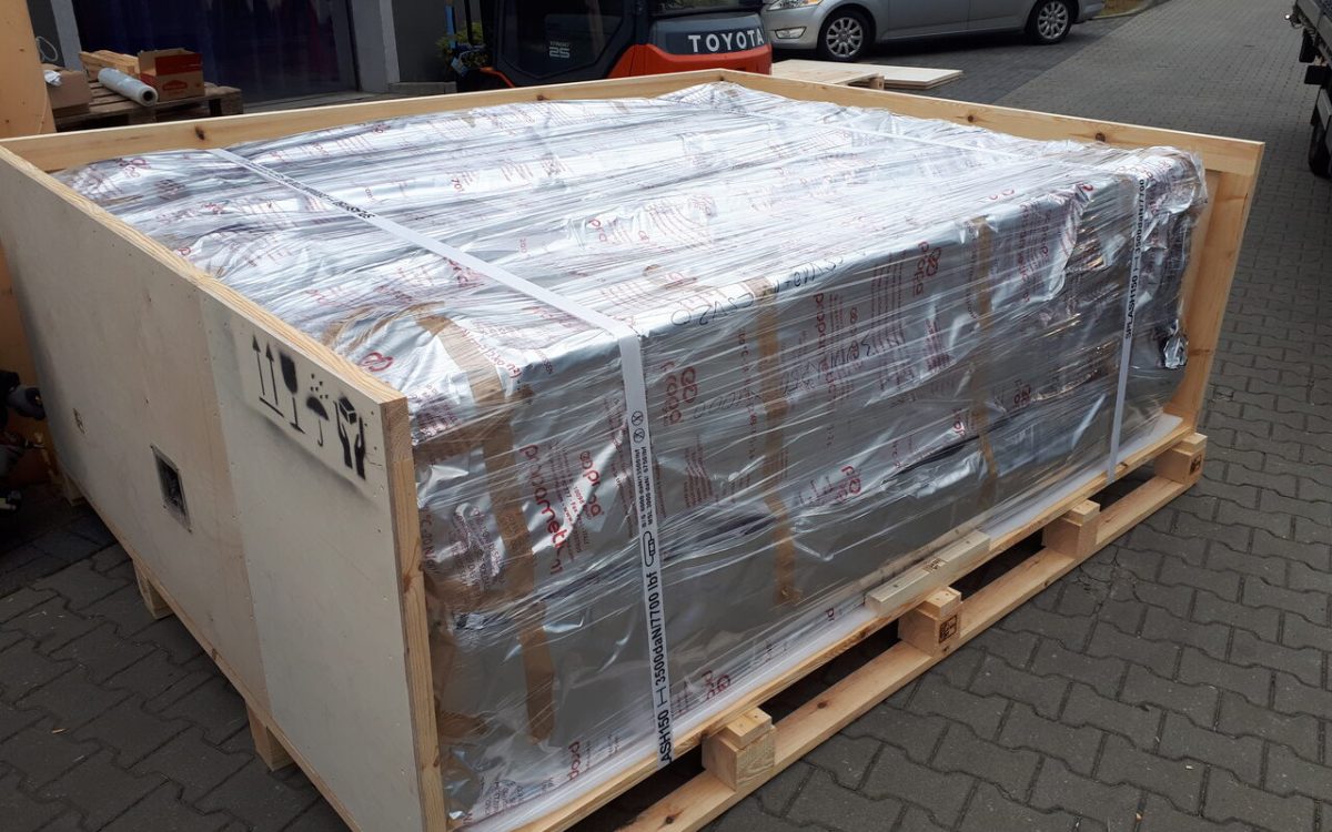 SKRZYNIA DO TRANSPORTU MORSKIEGO