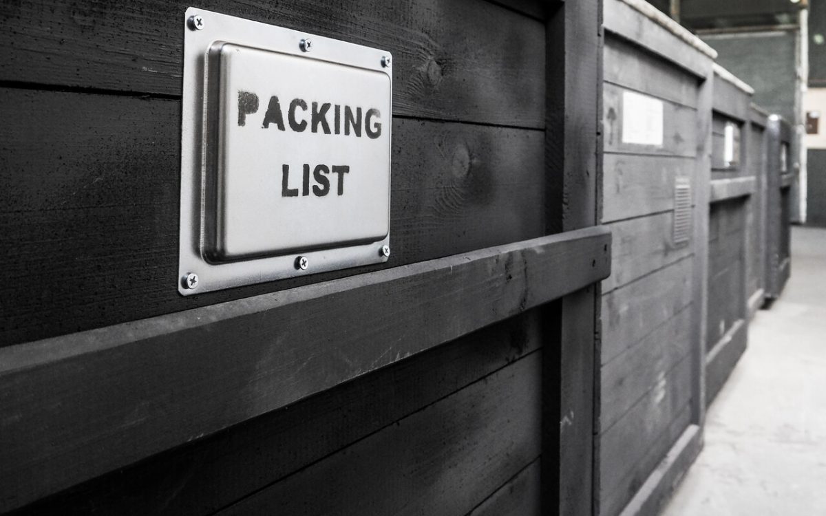 Packinglist box