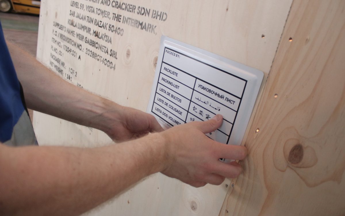 Packing list box